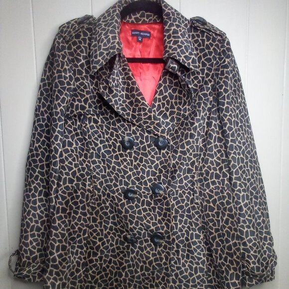 Randy Kemper Blazer Jacket 10 Animal Print Button Up - Picture 1 of 16
